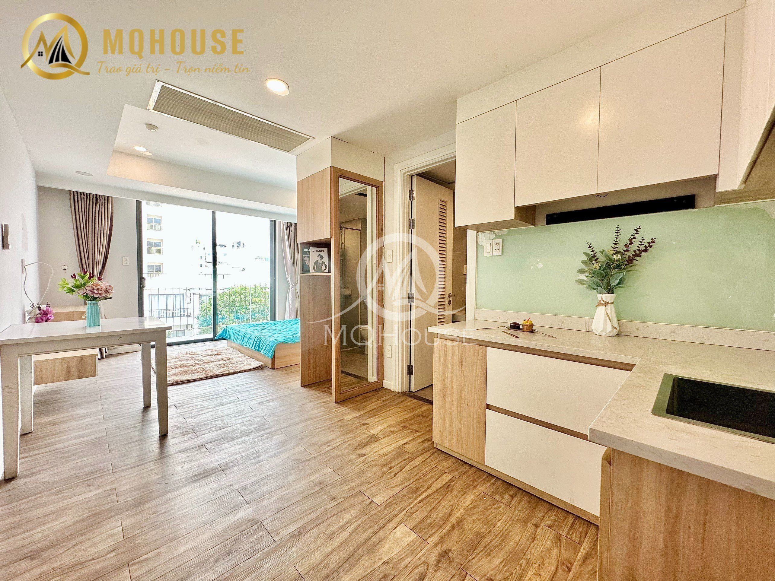 Cho Thuê Căn Hộ - STUDIO/Ban Công/Cửa Sổ - Khu Sân Bay, Cv Hoàng Văn Thụ