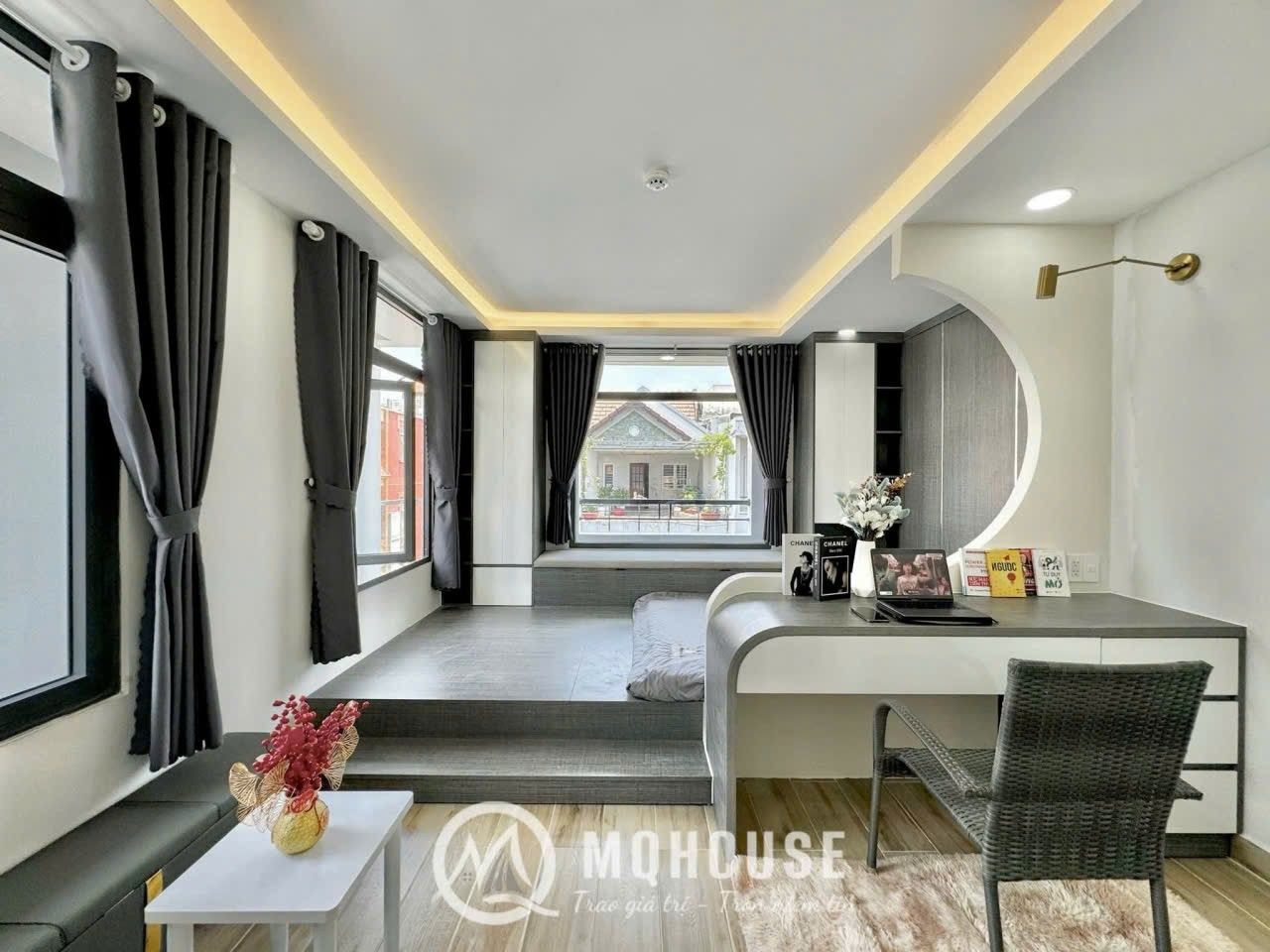 Căn hộ studio full nội thất máy giặt riêng, Sầm Sơn P2 quận Tân Bình gần cv Hoàng Văn thụ, sân bay