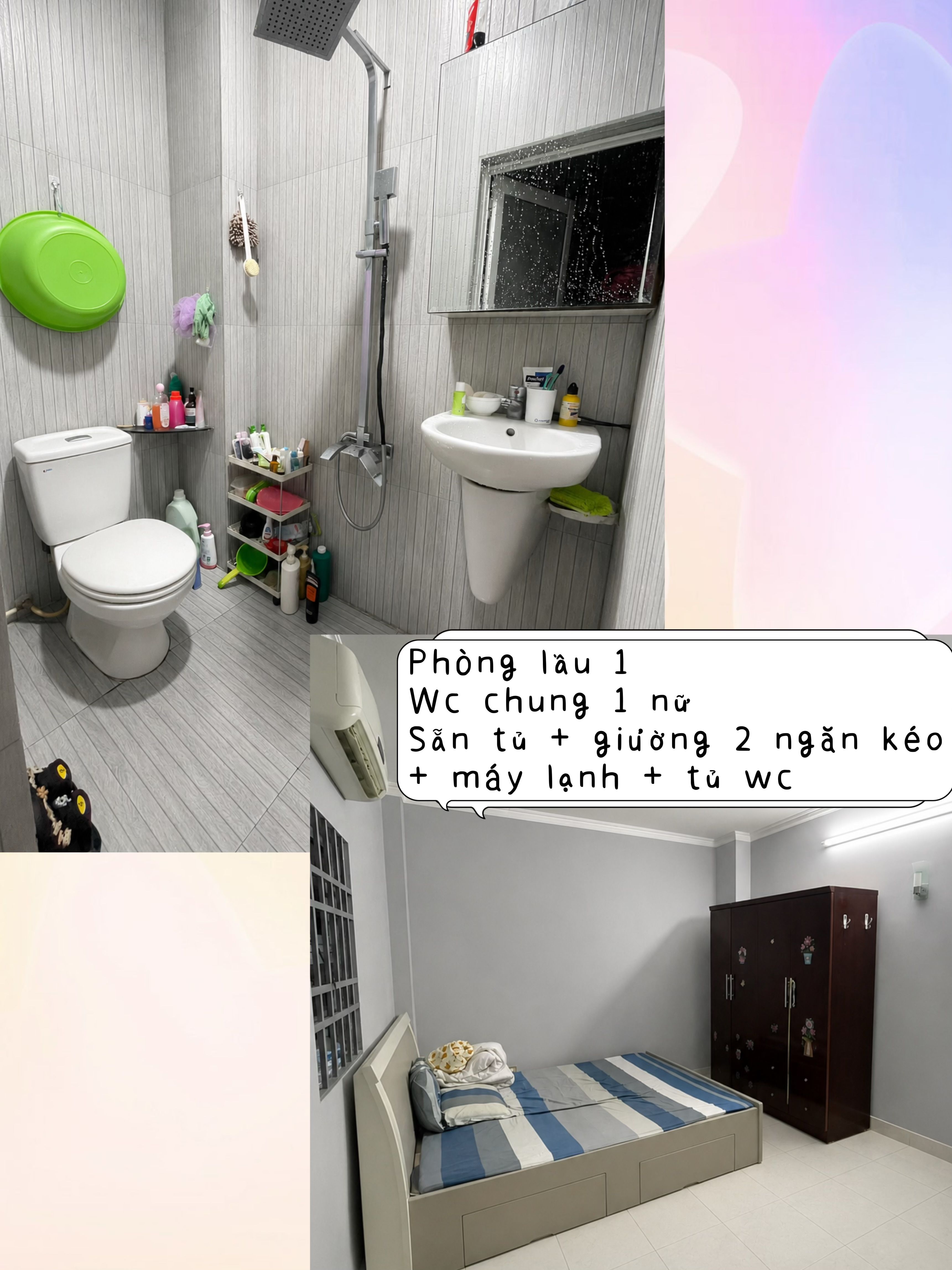 Sẵn 2 phòng trọ nữ trung tâm bình thạnh HCM 3tr giờ tự do, cho nuôi thú cưng