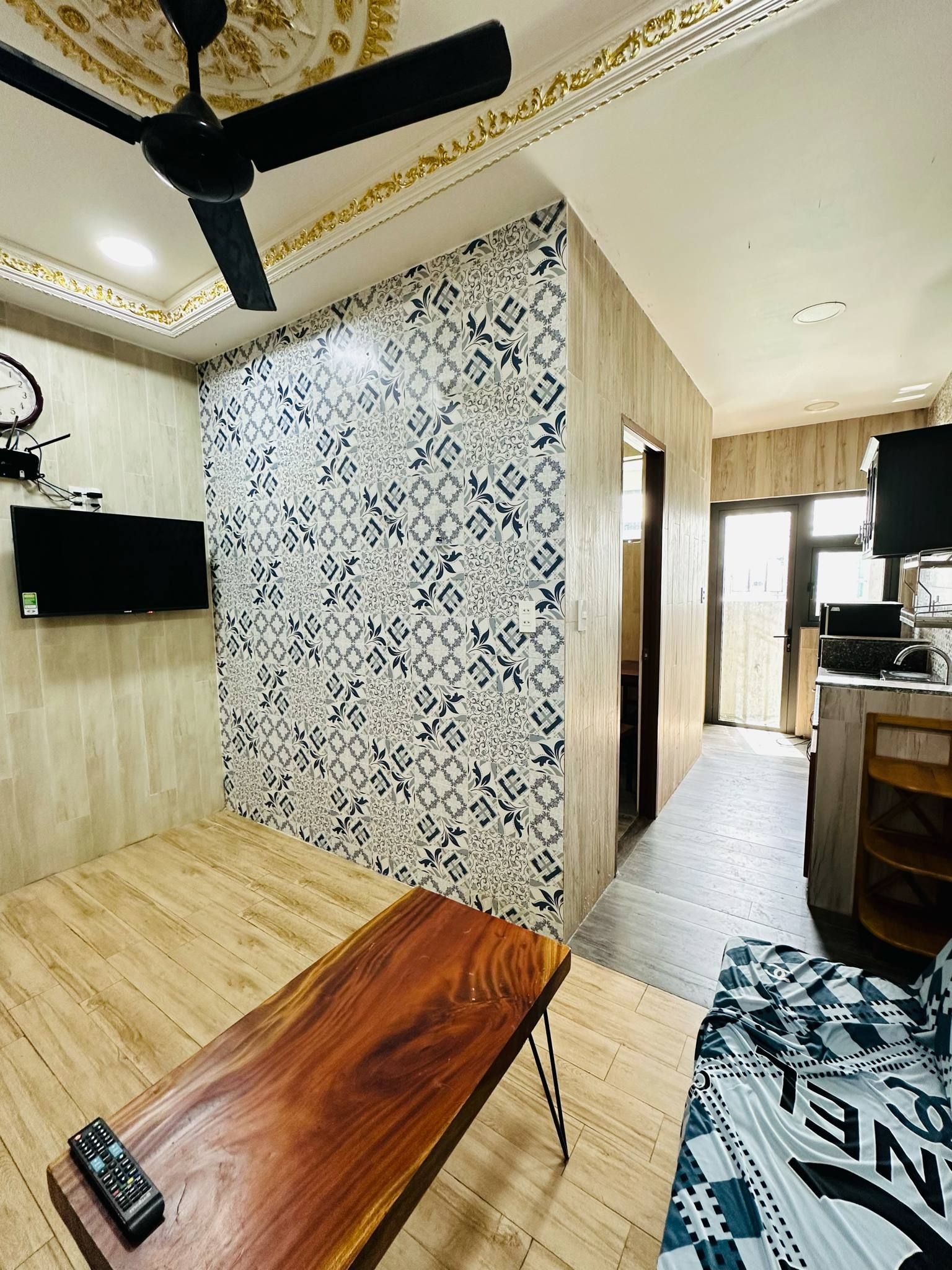 Căn hộ dịch vụ 1PN, Ban công trung tâm Quận Bình Thạnh