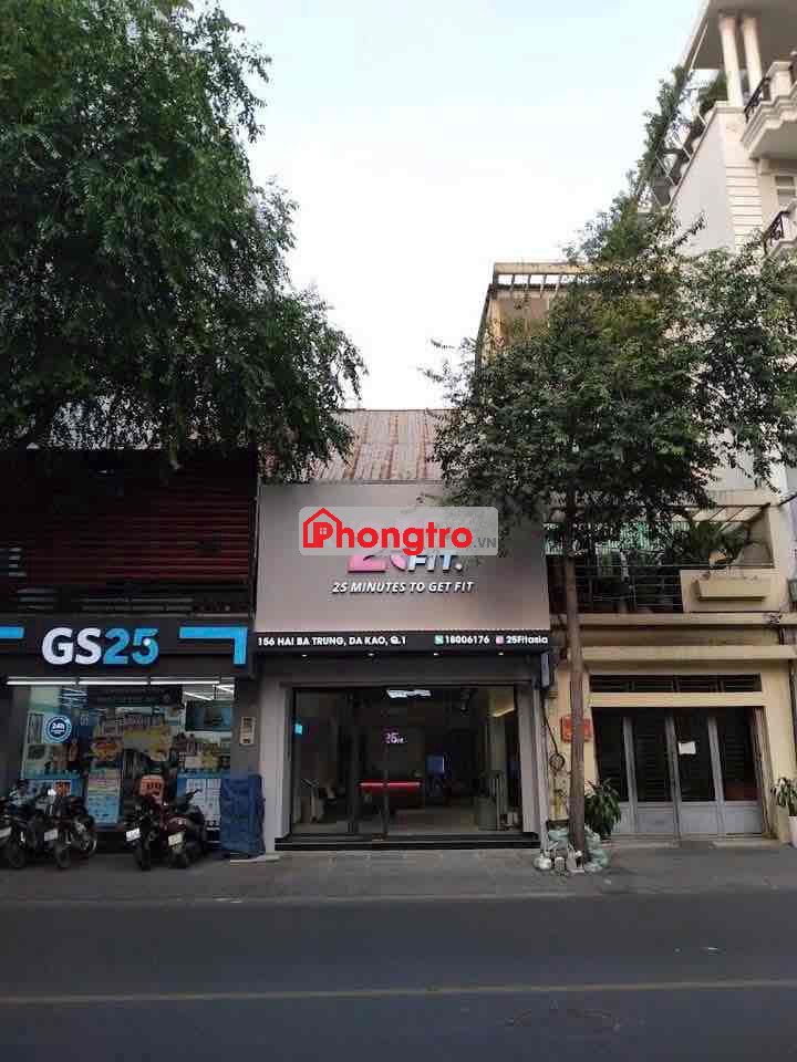 CHO THUÊ MẶT TIỀN HAI BÀ TRƯNG, ĐA KAO, QUẬN 1 NGAY HỒ CON RÙA