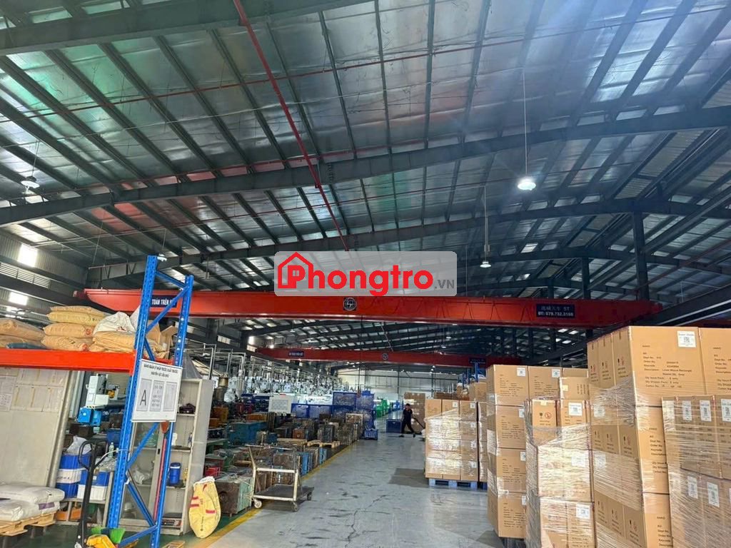 CHO THUÊ XƯỞNG CƠ KHÍ 7700m² – KCN BẾN LỨC, LONG AN – GIÁ SIÊU RẺ