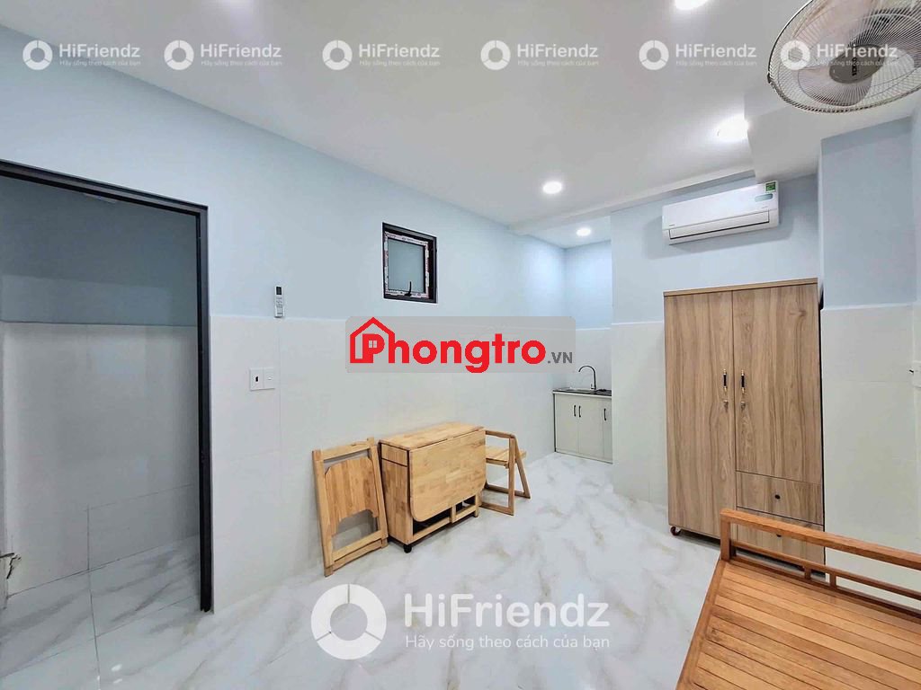 PHÒNG KHÔNG GÁC GIÁ RẺ RỘNG, SẴN ĐẦY ĐỦ NỘI THẤT – NGAY NGÃ TƯ BỐN XÃ