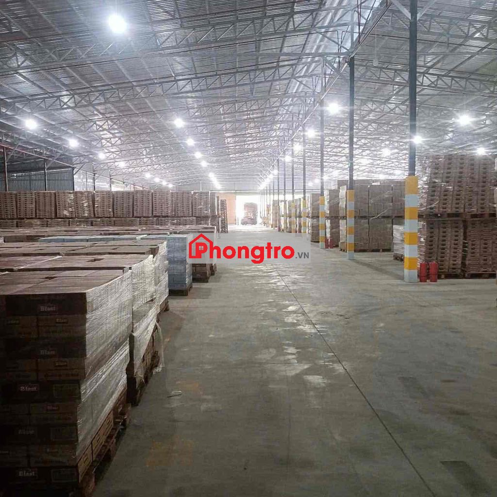 Cho thuê kho bãi 10.500m2 có phòng cháy tự động