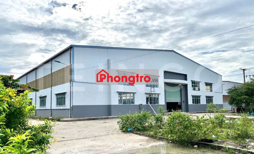 Kho xưởng bãi 5.416m² nhà xưởng xây dựng 3.572m² có PCCC và trạm điện