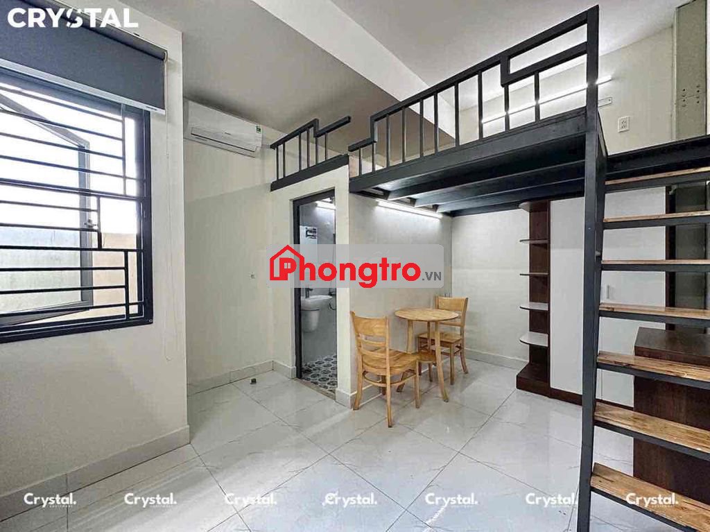 PHÒNG CÓ GÁC MỚI XÂY FULL NỘI THẤT CỬA SỔ TRỜI NGAY CÔNG THƯƠNG