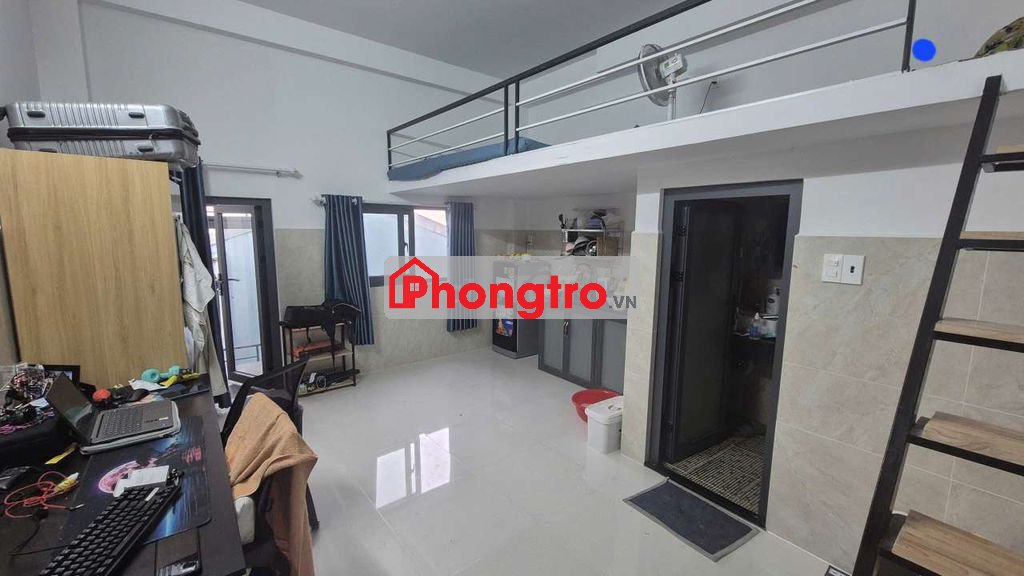 Căn hộ mini có gác 30m2 có máy lạnh đường nguyễn văn quá , chợ cây sộp