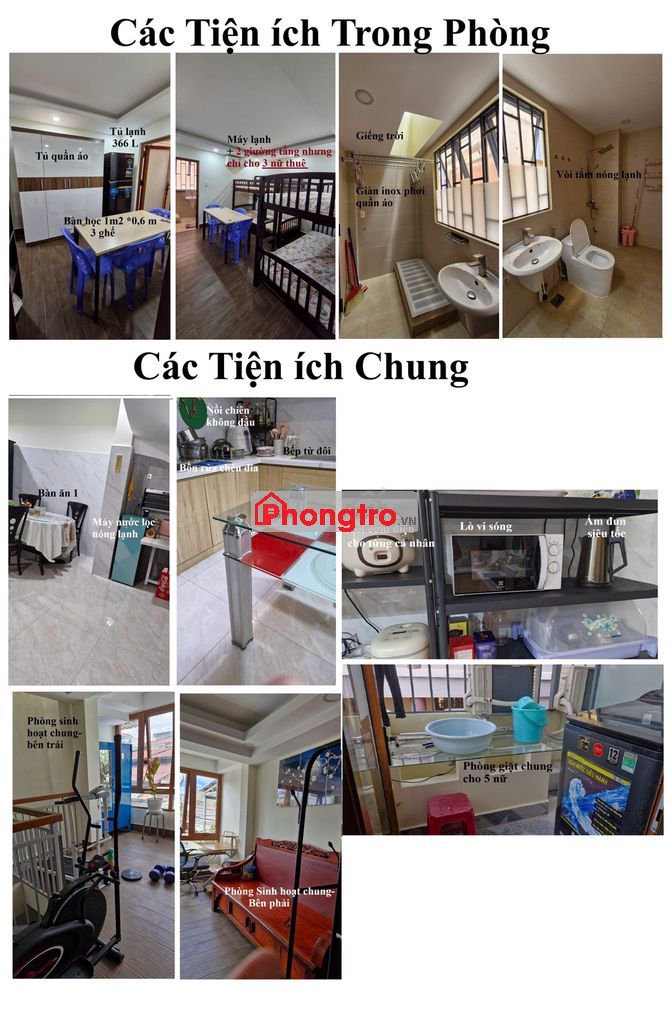 Phòng trọ ở khu Chợ Nhị Thiên Đường cho NỮ Sinh viên/NV Văn Phòng thuê