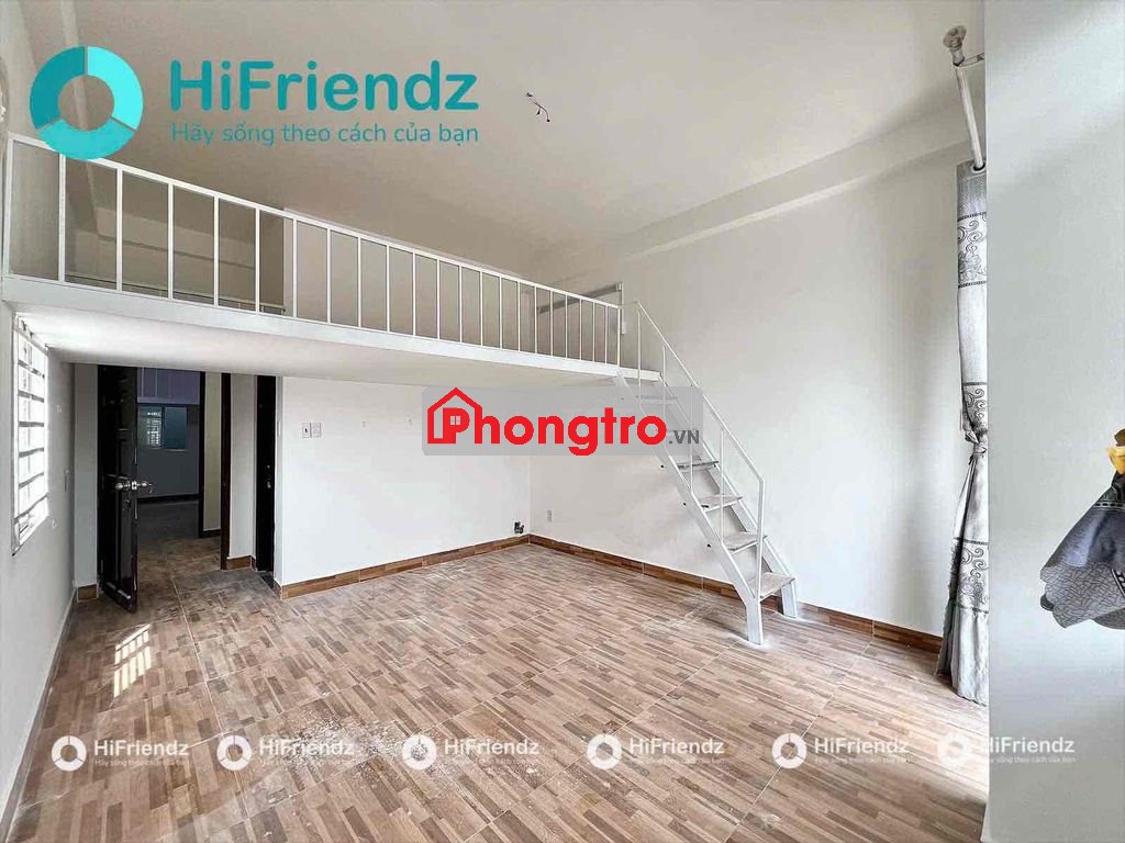 Cho thuê phòng gác mới xây sẵn máy lạnh gần công viên Làng Hoa Gò Vấp