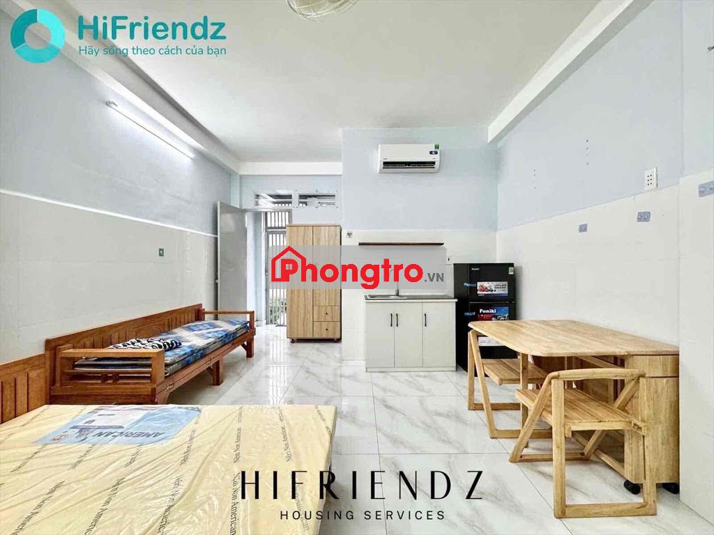 PHÒNG STUDIO MỚI FULL NỘI THẤT MÁY GIẶT RIÊNG NGAY PHAN ANH BỐN XÃ