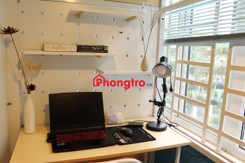 Phòng 1 người full ban công/cửa sổ Co-living P.13 Bình Thạnh