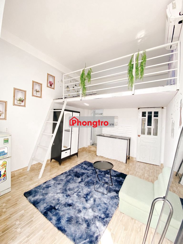 Phòng Có Gác (DUPLEX) BAN CÔNG - FULL nội thất mới keng ngay NTTU
