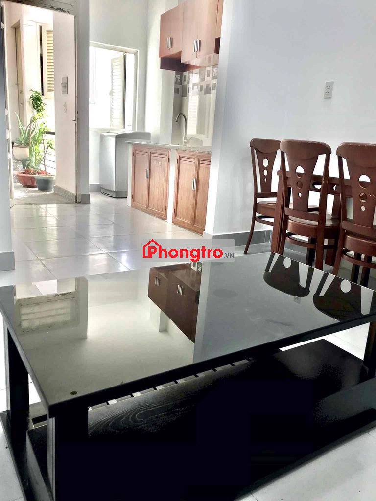 PHÒNG 40M2 - 1PN, WC KHÉP KÍN, CÓ BAN CÔNG - NỘI THẤT ĐẦY ĐỦ