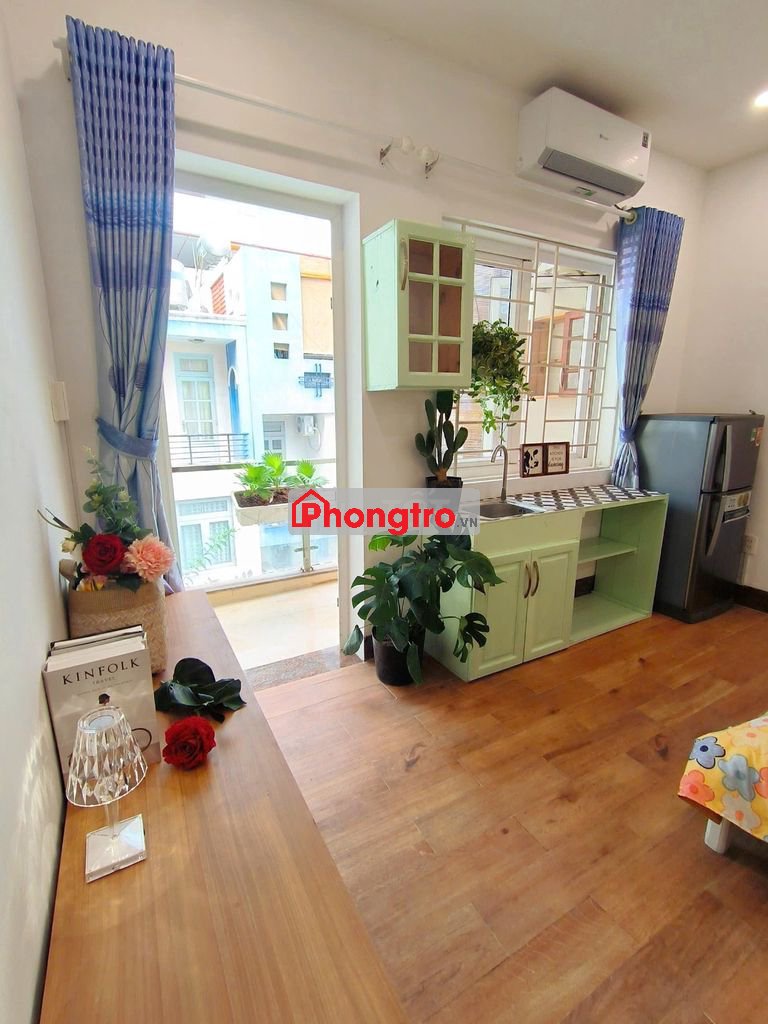 Trọ Ung Văn Khiêm, Bình Thạnh 20m2, Full nội thất, giờ giấc tự do