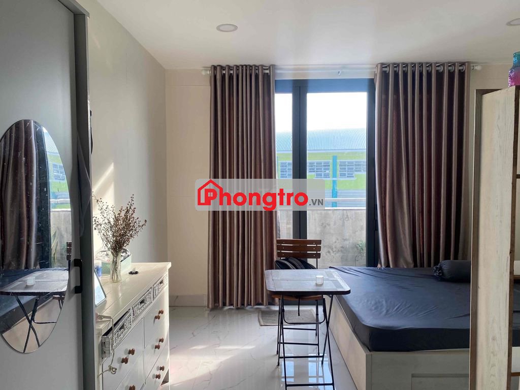 PHÒNG MỚI 35M2 BAN CÔNG FULL NỘI THẤT