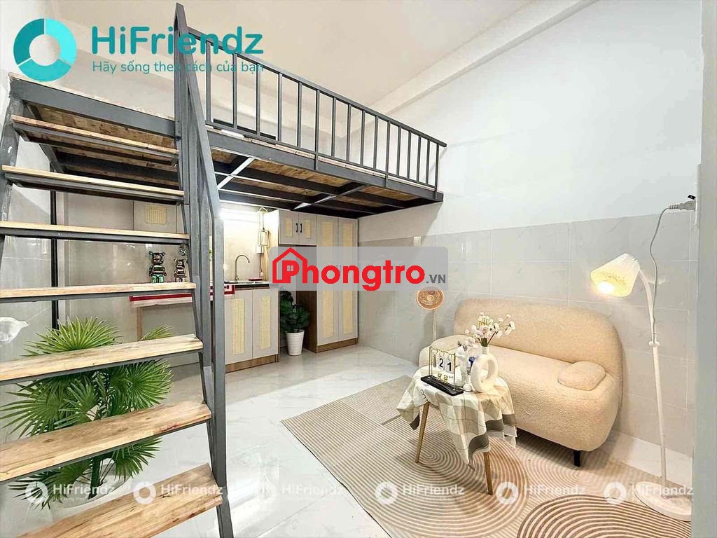 CHO THUÊ CHDV CÓ GÁC FULL NỘI THẤT NHÀ MỚI NGAY ĐẠI HỌC NTT VLU IUH