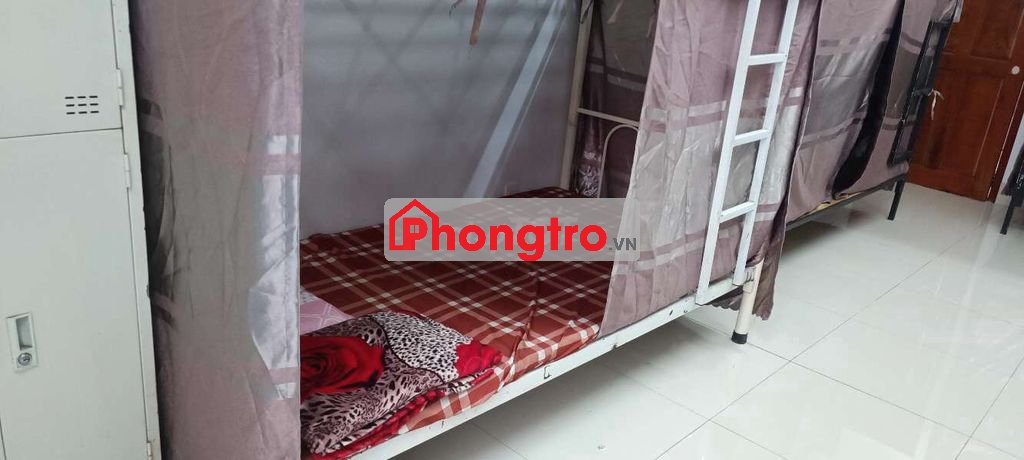 Phòng ở ghép giường tầng 1tr1/tháng bao trọn gói,Máy Lạnh,Máy Giặt Fre