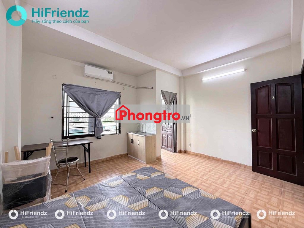 CHO THUÊ PHÒNG TRỌ BANCON RỘNG THOÁNG 40m2 kế bên SÂN BAY