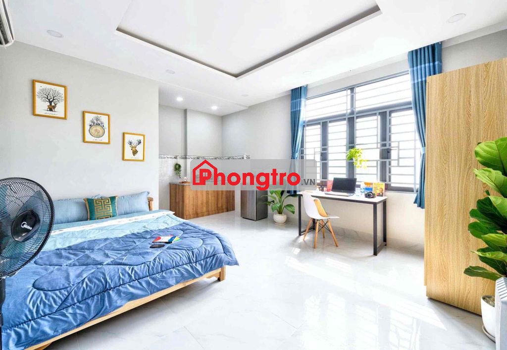 Phòng trọ cho thuê mới xây 30m2 Bình Thạnh full nội thất ở Chu Văn An
