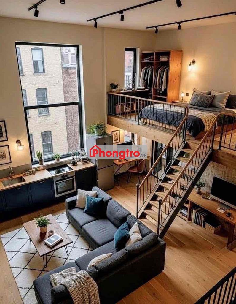 KTX Dạng 3 Sao Cao Cấp - Full Thiết Bị - WC trong phòng