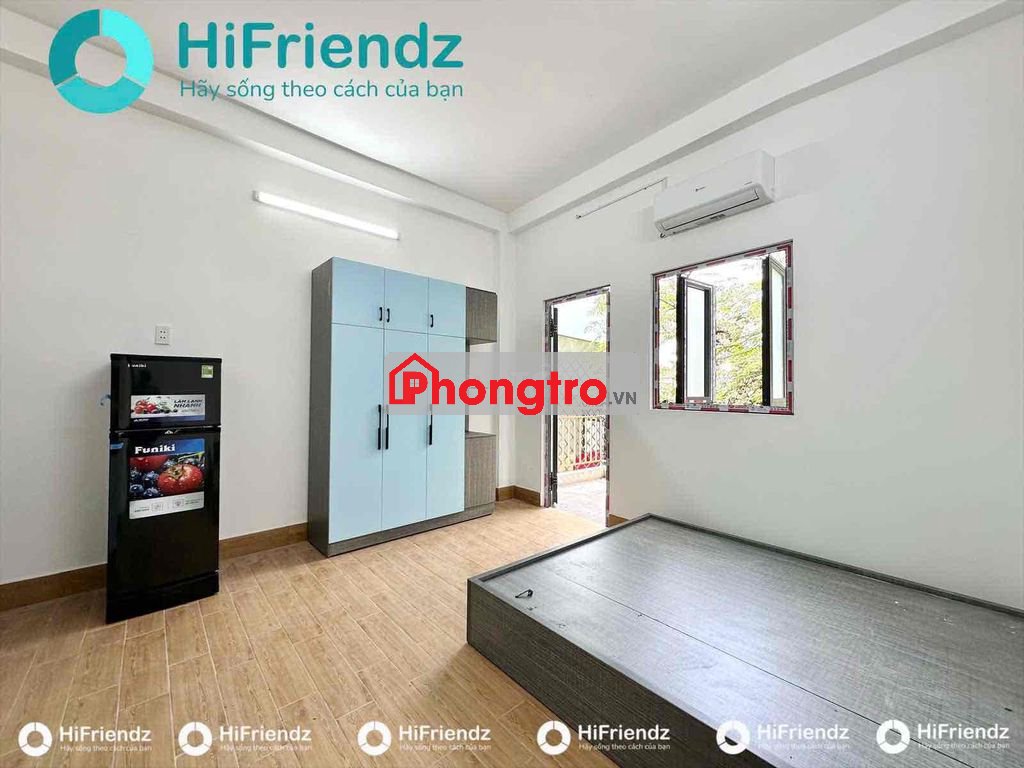 CĂN HỘ STUDIO MỚI XÂY BAN CÔNG - CỬA SỔ FULL NỘI THẤT ĐI BỘ ĐẾN VLU