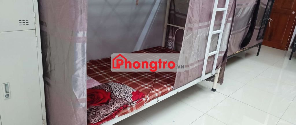 Phòng Nam ở ghép, Bao trọn gói máy lạnh,Full nội thất chăn,ga,gối,nệm