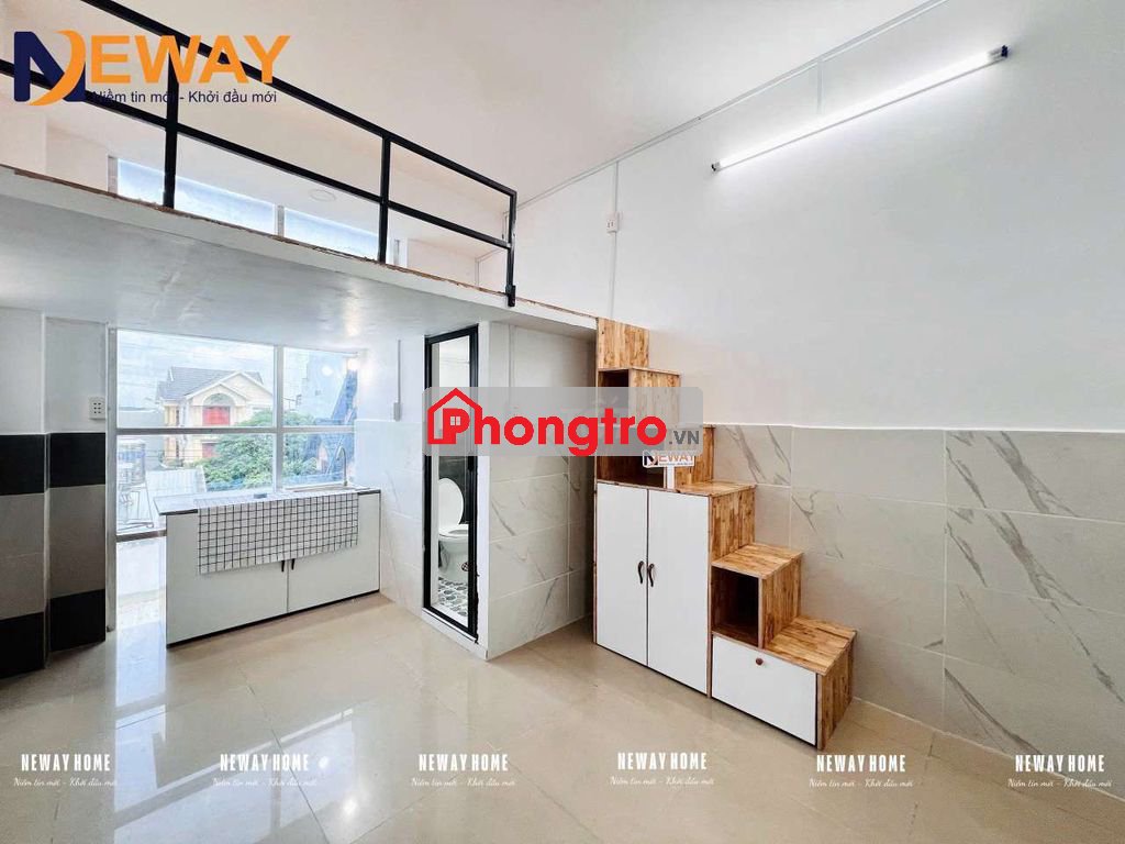 PHÒNG CÓ GÁC GIÁ RẺ - TÒA NHÀ THANG MÁY - RA VÀO VÂN TAY