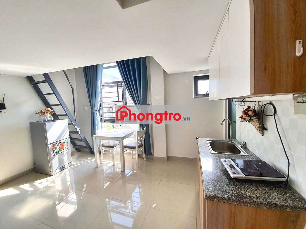 Phòng trọ có gác full nội thất Làng ĐH_gần ĐH Tôn Đức Thắng_RMIT 4ng