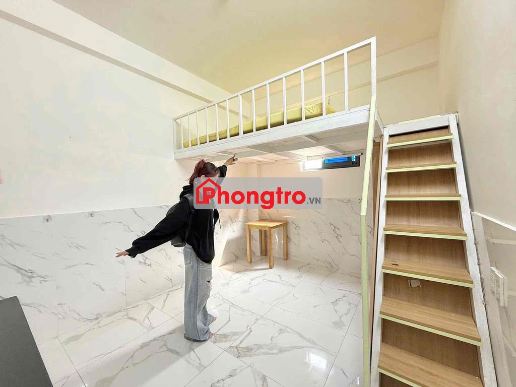 TRỐNG SẴN GÁC Ở ĐƯỢC 3-4 NGƯỜI FULL NỘI THẤT GẦN ĐH TDTU , RMIT