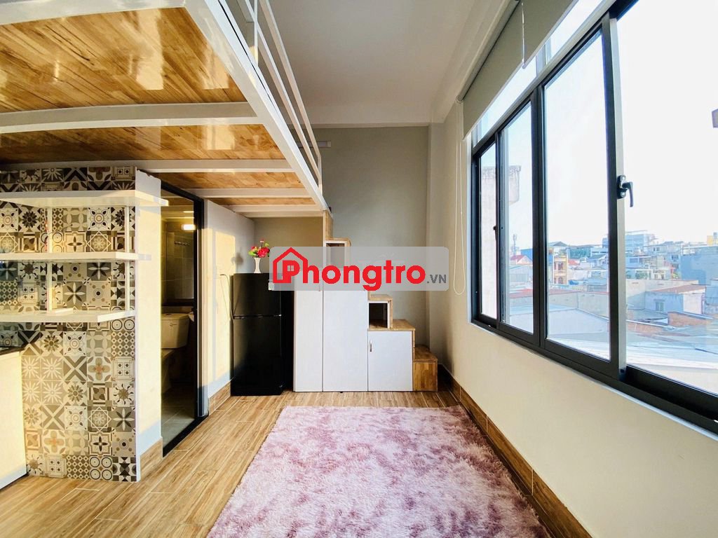 PHÒNG GÁC LỬNG 25M2 FULL TIỆN NGHI NGUYỄN KHUYẾN