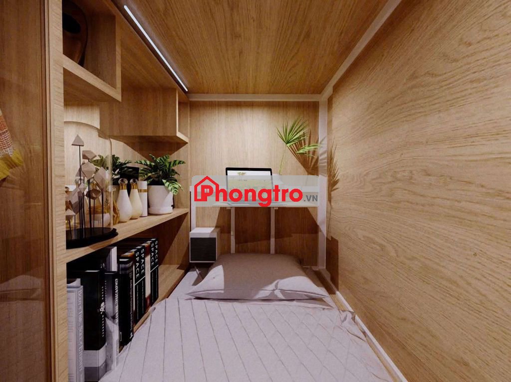 Sleepbox cho thuê theo ngày hoặc tháng, giờ giấc tự do, full nội thất