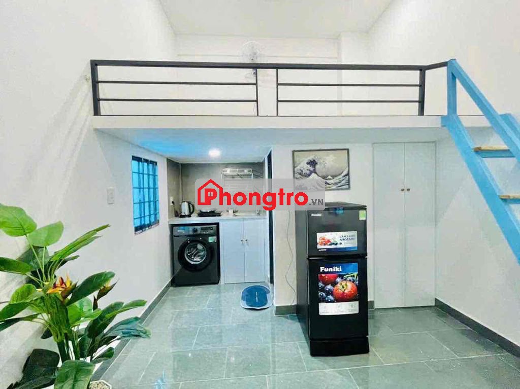 Phòng mới xây full nội thất máy giặt riêng, Đi bộ qua Aeon Tân Phú