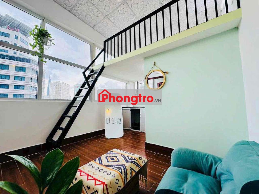 Căn hộ duplex có gác, cửa sổ đón nắng, full nội thất giá rẻ