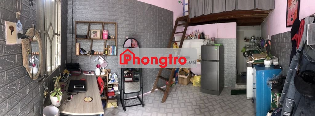 Phòng trọ gác lửng 25m2 chỉ 1 dãy trọ sân rộng thoáng mát Q2