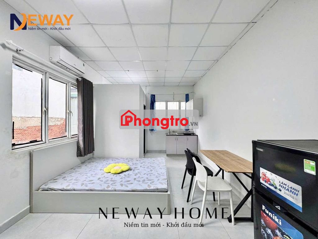 STUDIO FULL NỘI THẤT CÓ 2 CỬA SỔ TRỜI LỚN GẦN CHỢ TÂN HƯƠNG TÂN PHÚ