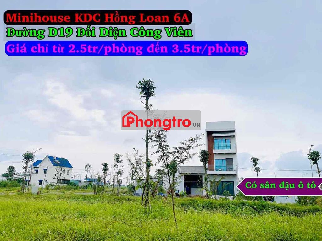PHÒNG TRỌ TIỆN NGHI NGAY KDC HỒNG LOAN 6A AN NINH SẠCH SẼ