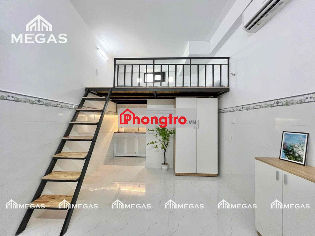 PHÒNG GÁC LỬNG FULL NỘI THẤT GIÁ RẺ GẦN ĐH VĂN LANG VÀ IUH