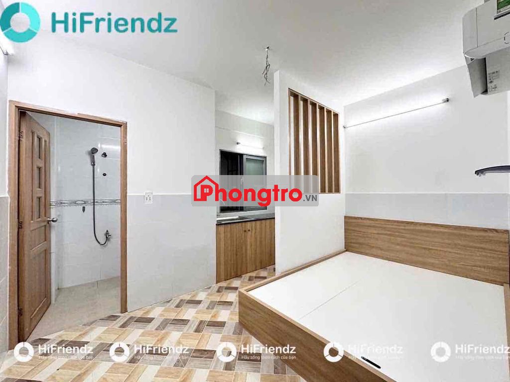 Phòng studio tách bếp, full nội thất mới xây. Gần Bốn xã, Aeon