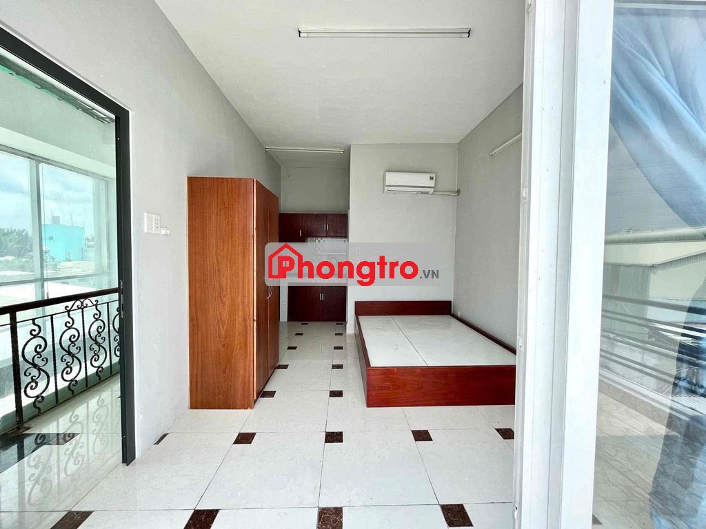 Studio siêu mới bancol to khổng lồ nằm ngay đường ql50 thuận tiện vhu
