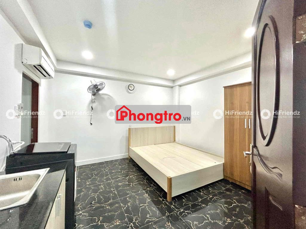 PHÒNG TRỌ hiện đại đủ nội thất có tủ lạnh, nệm, thang máy - Nhà xe to