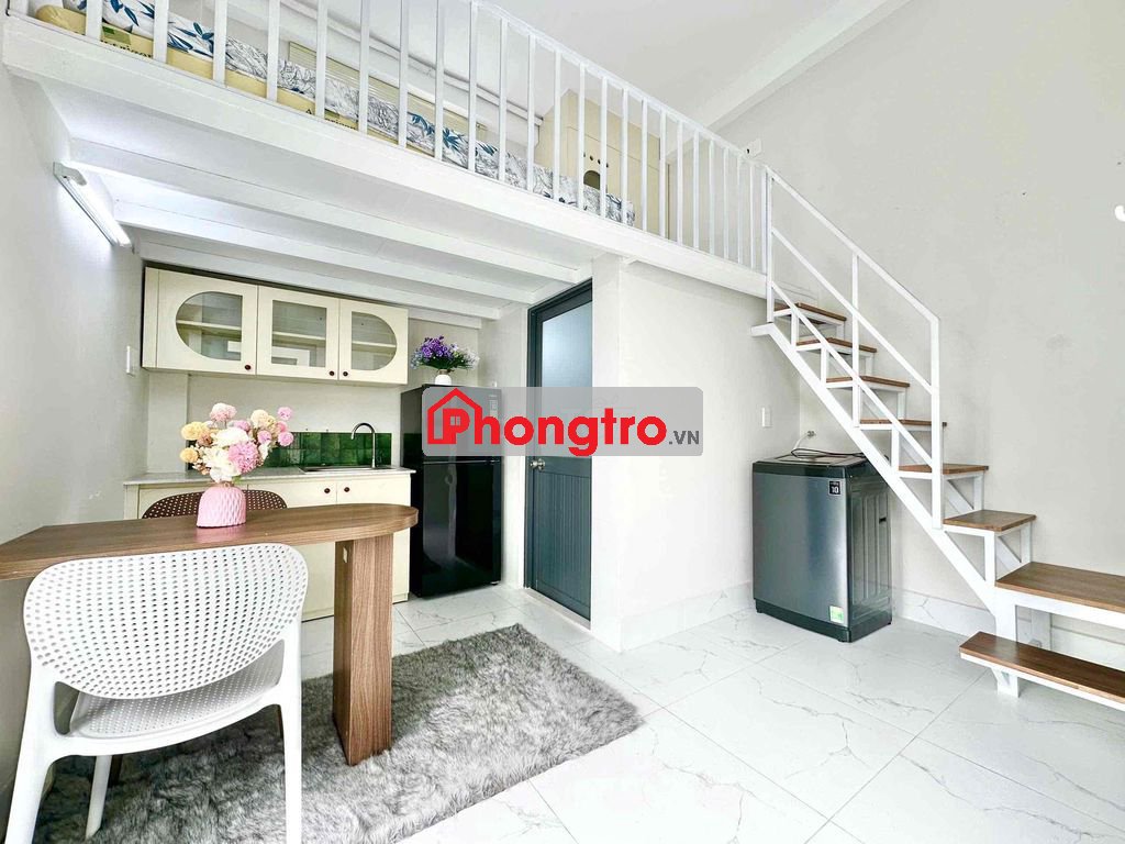 Phòng Duplex Bancol Gác Cao 1m8 - Full Nội Thất - Thạnh Mỹ Lợi