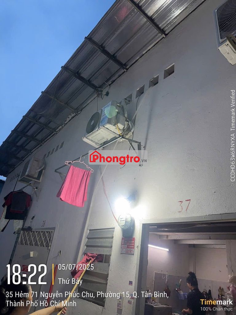 Phòng trọ lối đi riêng, không ở chung với chủ