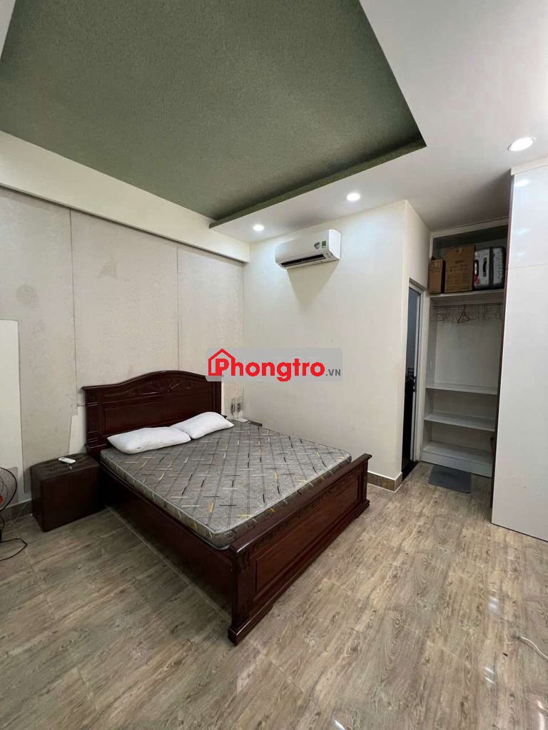 Trọ 20m2 nội thất đầy đủ trung tâm q4 khu vực công viên an ninh