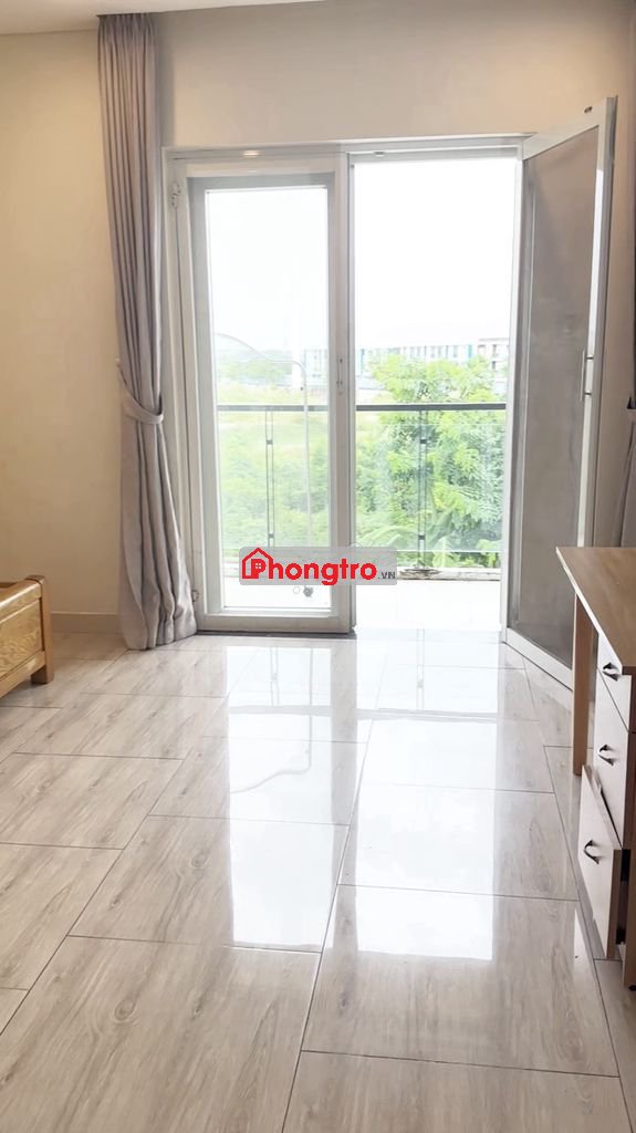 Cho thuê phòng ban công, full nội thất, ở Melosa Khang Điền