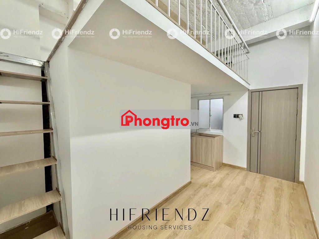 Phòng gác lửng MỚI 100% – Bếp & WC riêng – Không gian thoáng, vào ở ng