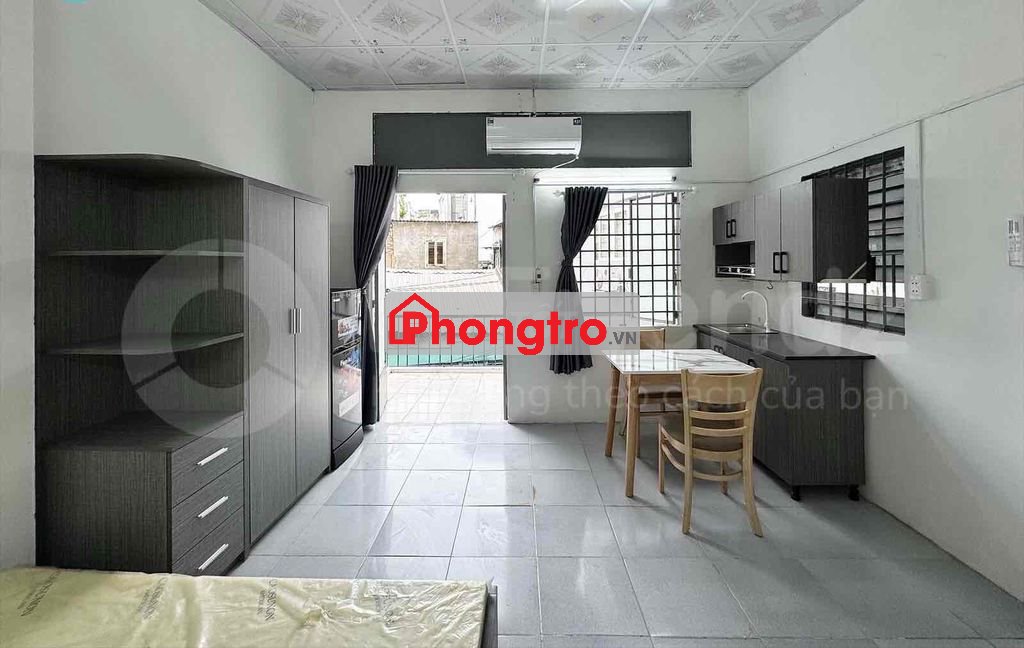 Phòng studio bancol thoáng trung tâm Phú Nhuận