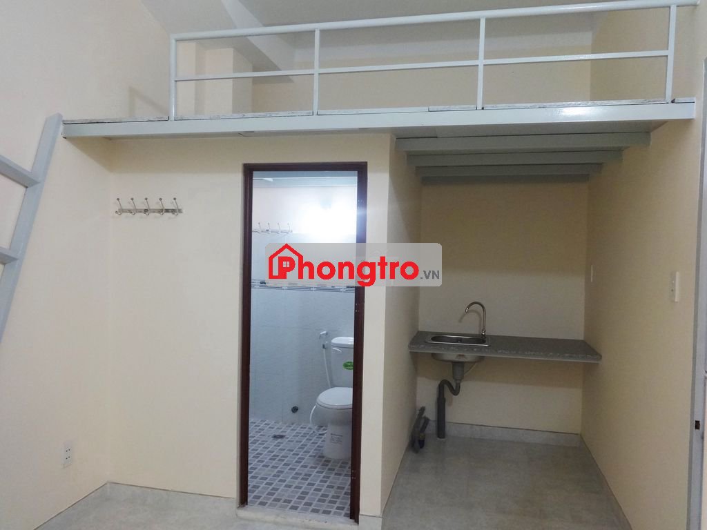 Phòng trọ có nhà vệ sinh, gác lửng, bếp, bồn rửa... riêng biệt