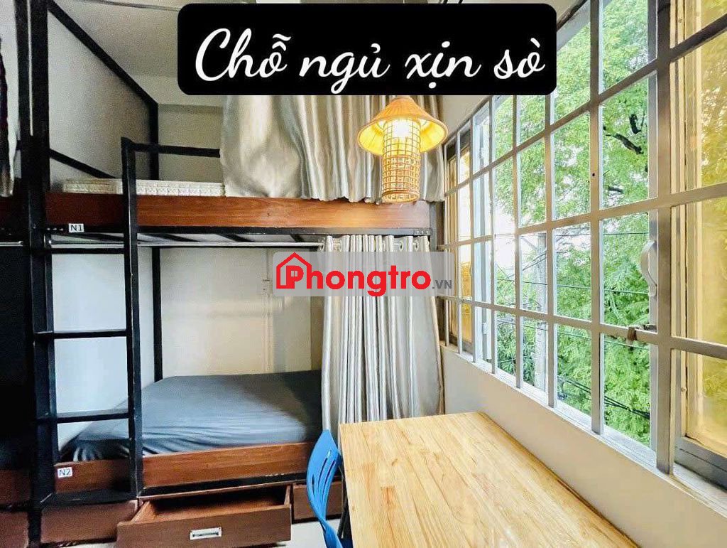 Ký túc xá thoáng mát gần Tô Ký giá 1tr2 trọn gói