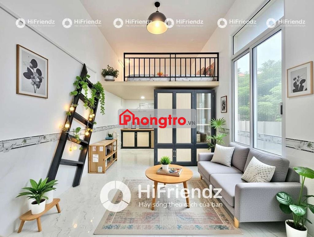 CĂN HỘ CÓ GÁC MỚI XÂY, SẴN MÁY LẠNH, THANG MÁY, BẢO VỆ NGAY CV PHÚ LÂM