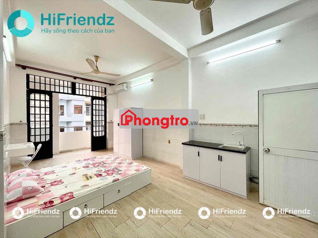 PHÒNG STUDIO CỬA SỔ - BAN CÔNG - FULL NỘI THẤT - GẦN CV LÊ THỊ RIÊNG